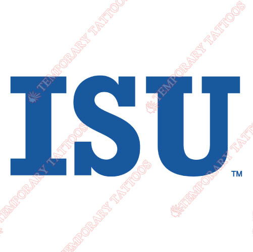 Indiana State Sycamores Customize Temporary Tattoos Stickers NO.4633